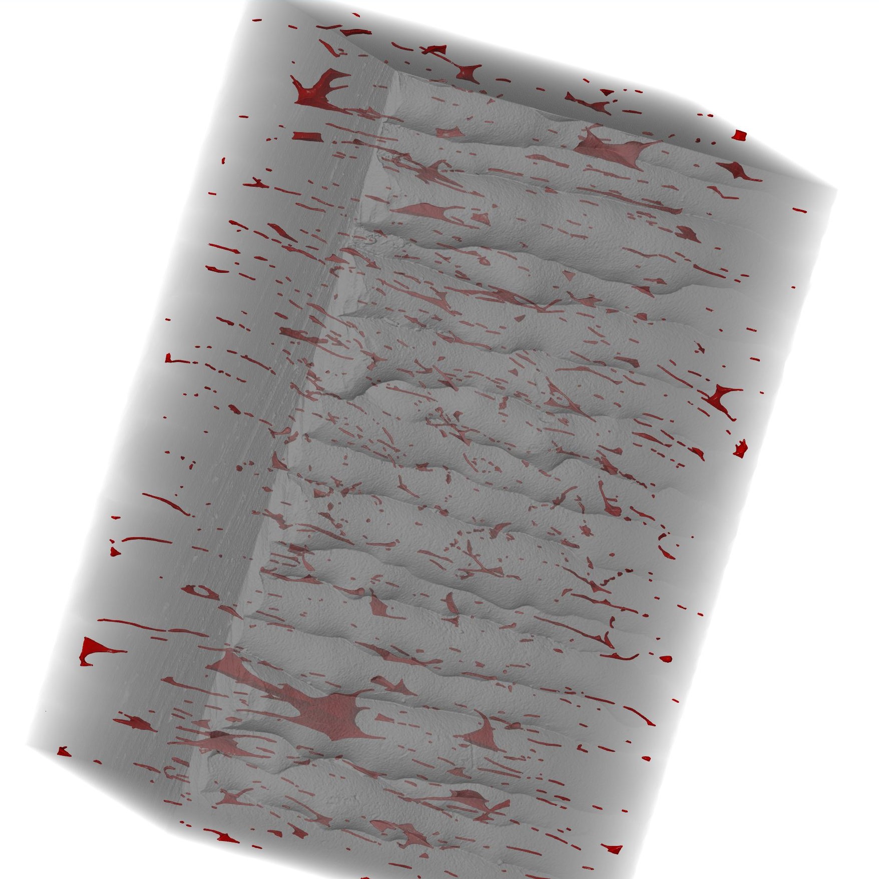 Porenanalyse eines additiv gefertigten (LMP) Aluminiumbauteils