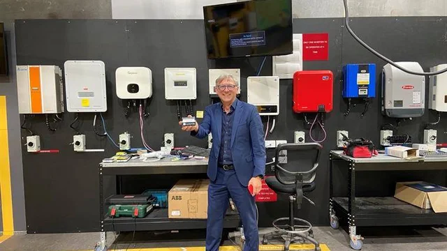 Prof. Heilscher im Network Innovation Center in Adelaide