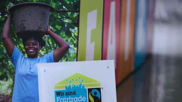 Detailaufnahme Fairtrade Würfel