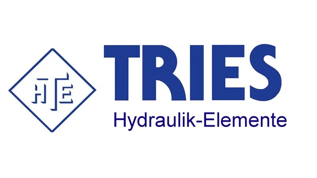 Die Grafik zeigt das Logo des Unternehmens Tries Hydraulik-Elemente.